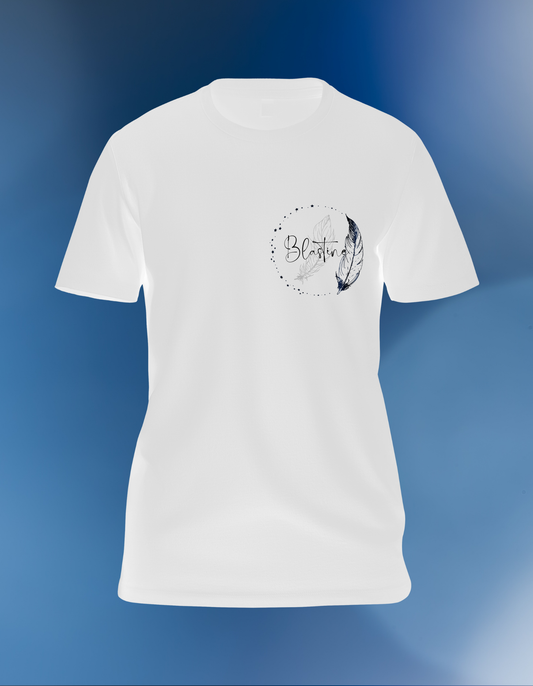 REGULAR WHITE FEATHER T-SHIRT